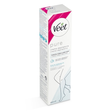 Crema depilatoria piel sensible Veet tubo 200 ml-0