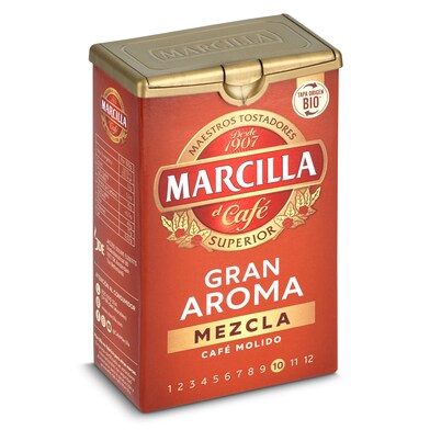 Café molido mezcla gran aroma Marcilla bolsa 250 g-0 Café molido mezcla gran aroma Marcilla bolsa 250 g-0