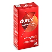 Preservativos sensitivo xl Durex caja 10 unidades