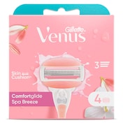 Maquinilla confortglide spa breeze recambio Gillette Venus blister 4 unidades