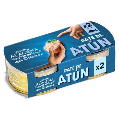 Paté de atún  Nuestra Alacena de Dia pack 2 x 75 g-0 Paté de atún  Nuestra Alacena de Dia pack 2 x 75 g-0