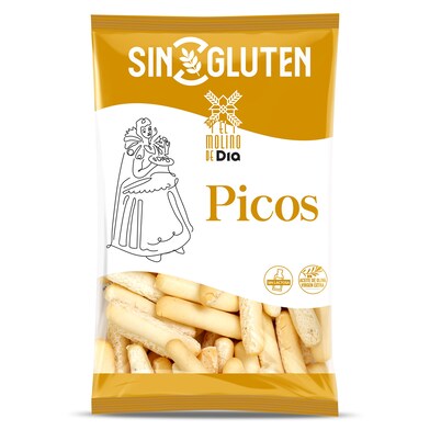 Picos de pan sin gluten El molino de Dia 100 g-0 Picos de pan sin gluten El molino de Dia 100 g-0