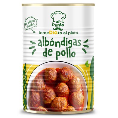 Albóndigas de pollo Al Punto Dia lata 415 g-0 Albóndigas de pollo Al Punto Dia lata 415 g-0