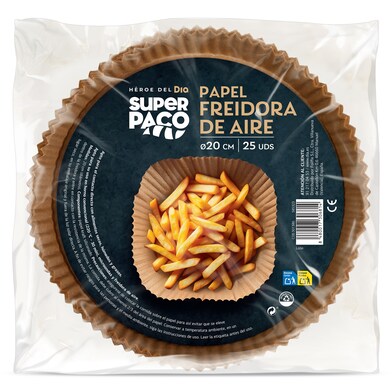 Papel para freidora de aire Dia Super Paco 25 unidades-0 Papel para freidora de aire Dia Super Paco 25 unidades-0