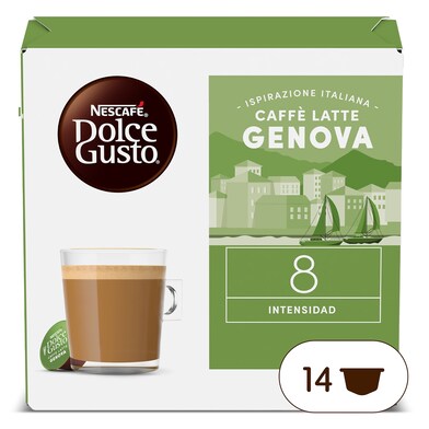 Café con leche en cápsulas Genova Nescafé Dolce Gusto caja 14 unidades-0 Café con leche en cápsulas Genova Nescafé Dolce Gusto caja 14 unidades-0
