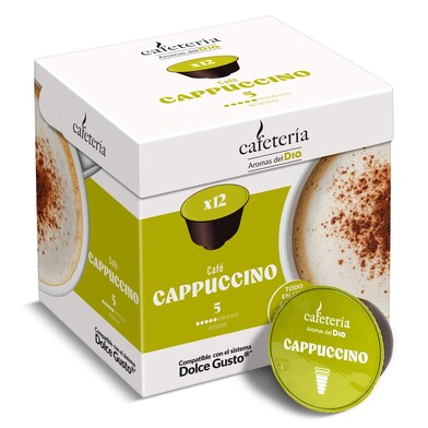 Cápsulas de café capuccino Dia Cafetería 12 unidades-0 Cápsulas de café capuccino Dia Cafetería 12 unidades-0