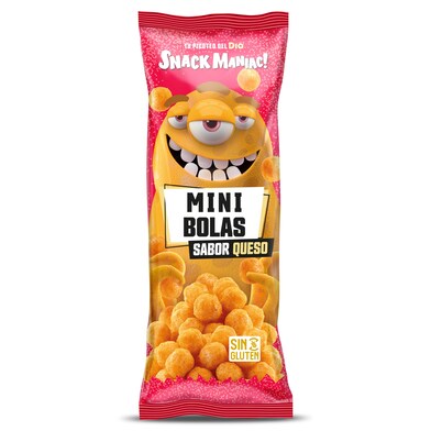 Mini bolas sabor queso Dia Snack Maniac 30 g-0 Mini bolas sabor queso Dia Snack Maniac 30 g-0