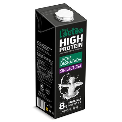 Leche desnatada sin lactosa alta en proteínas Dia Láctea 1 L-0 Leche desnatada sin lactosa alta en proteínas Dia Láctea 1 L-0
