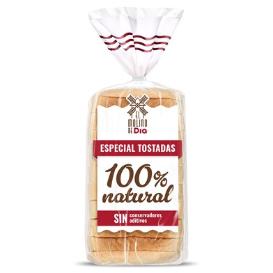 Pan de molde natural especial tostadas El molino de Dia 460 g-0 Pan de molde natural especial tostadas El molino de Dia 460 g-0