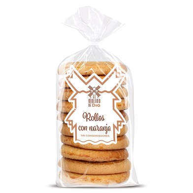 Rollos de naranja El molino de Dia 385 g-0 Rollos de naranja El molino de Dia 385 g-0