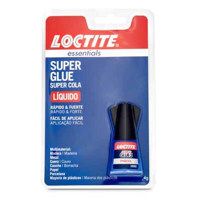 Pegamento super glue-3 con pincel Loctite blister 1 unidad-0 Pegamento super glue-3 con pincel Loctite blister 1 unidad-0