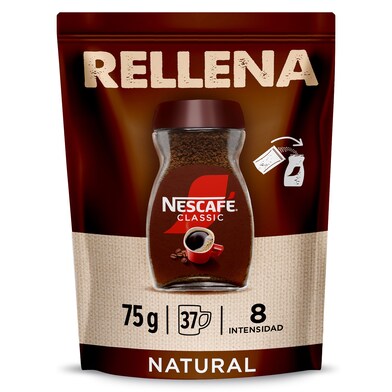 Café soluble natural Nescafé bolsa 75 g-0 Café soluble natural Nescafé bolsa 75 g-0