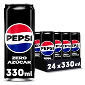 Refresco de cola zero azúcar Pepsi pack 24 x 33 cl