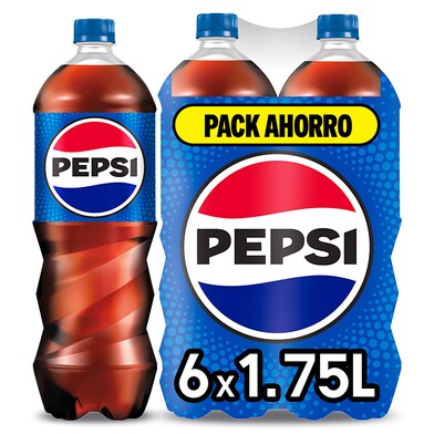 Refresco de cola clásica Pepsi pack 6 x 1.75 l-0 Refresco de cola clásica Pepsi pack 6 x 1.75 l-0