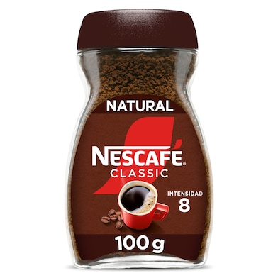 Café soluble natural Nescafé frasco 100 g-0