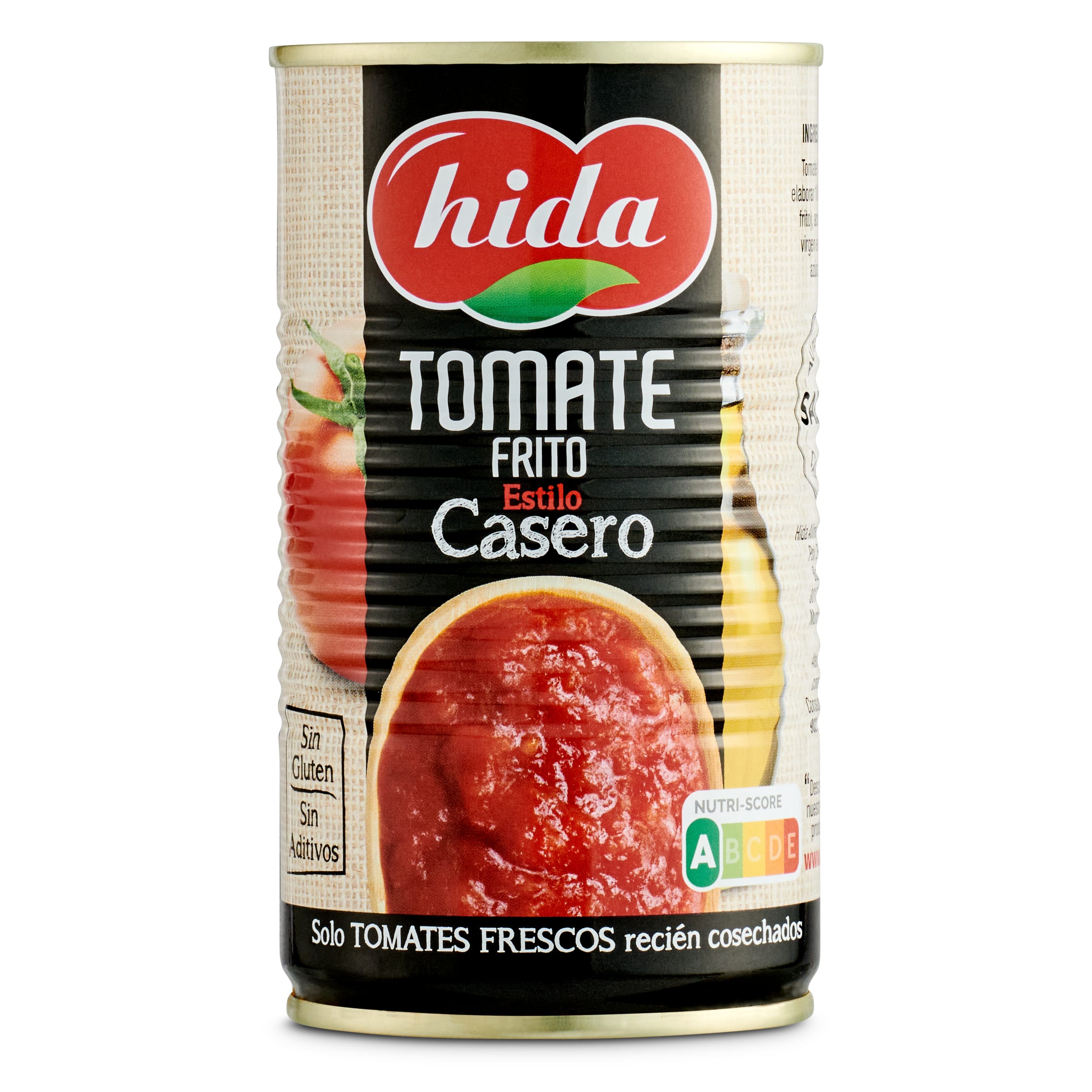 HIDA tomate frito casero con aceite de oliva lata 340 gr