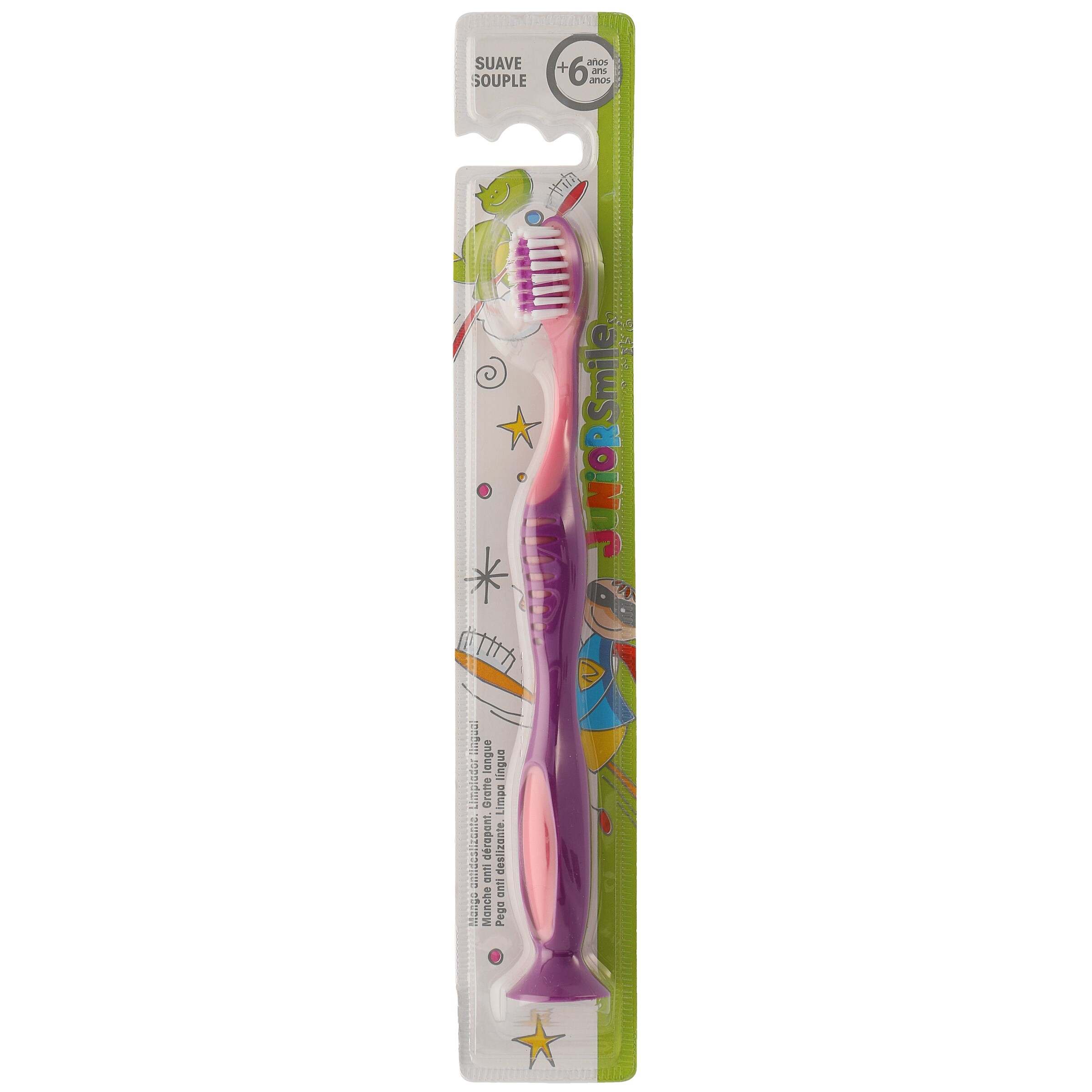 JUNIORSMILE cepillo dental suave niños +6 años blíster 1 ud