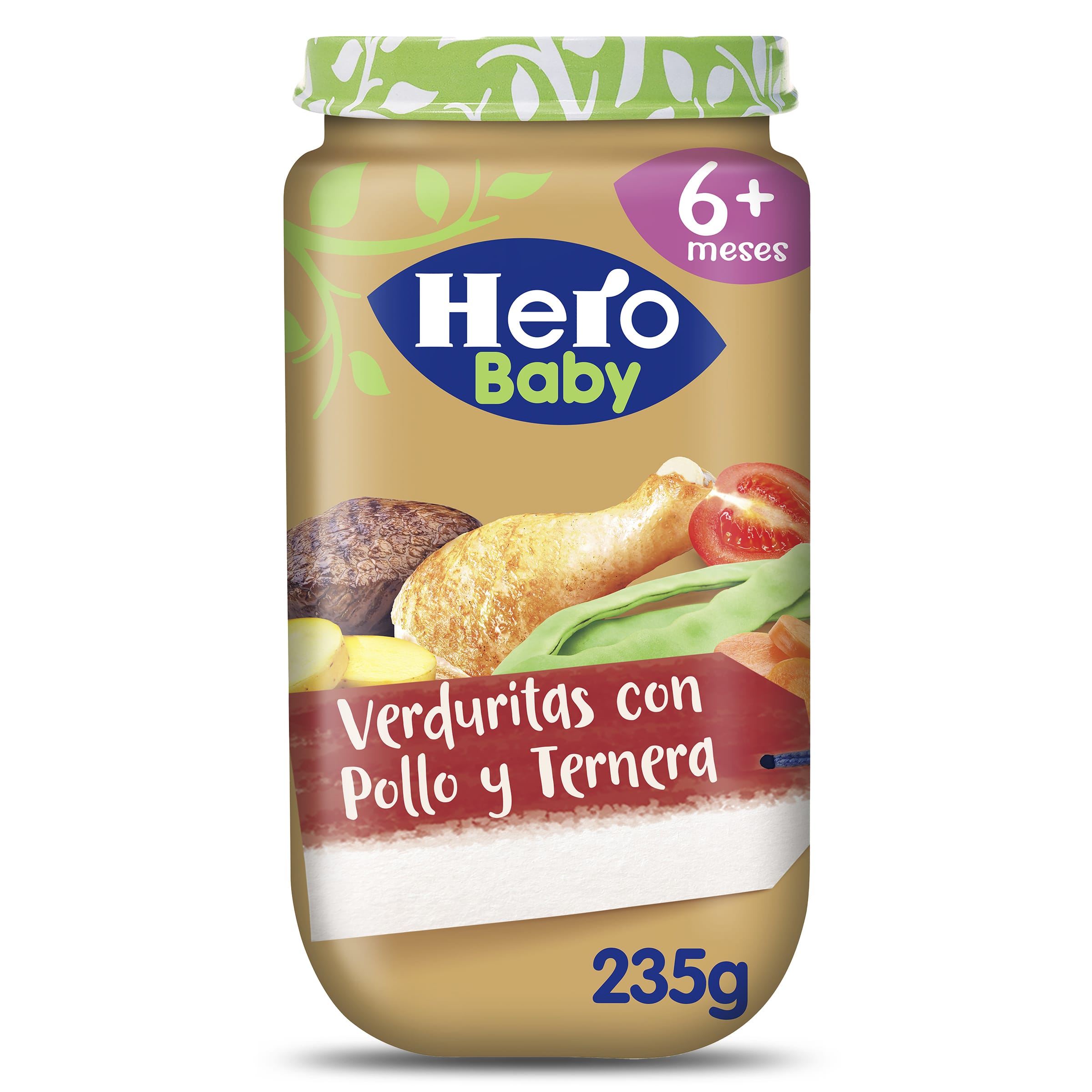 Hero Baby Verduritas con Merluza Pack 4 x 235 g