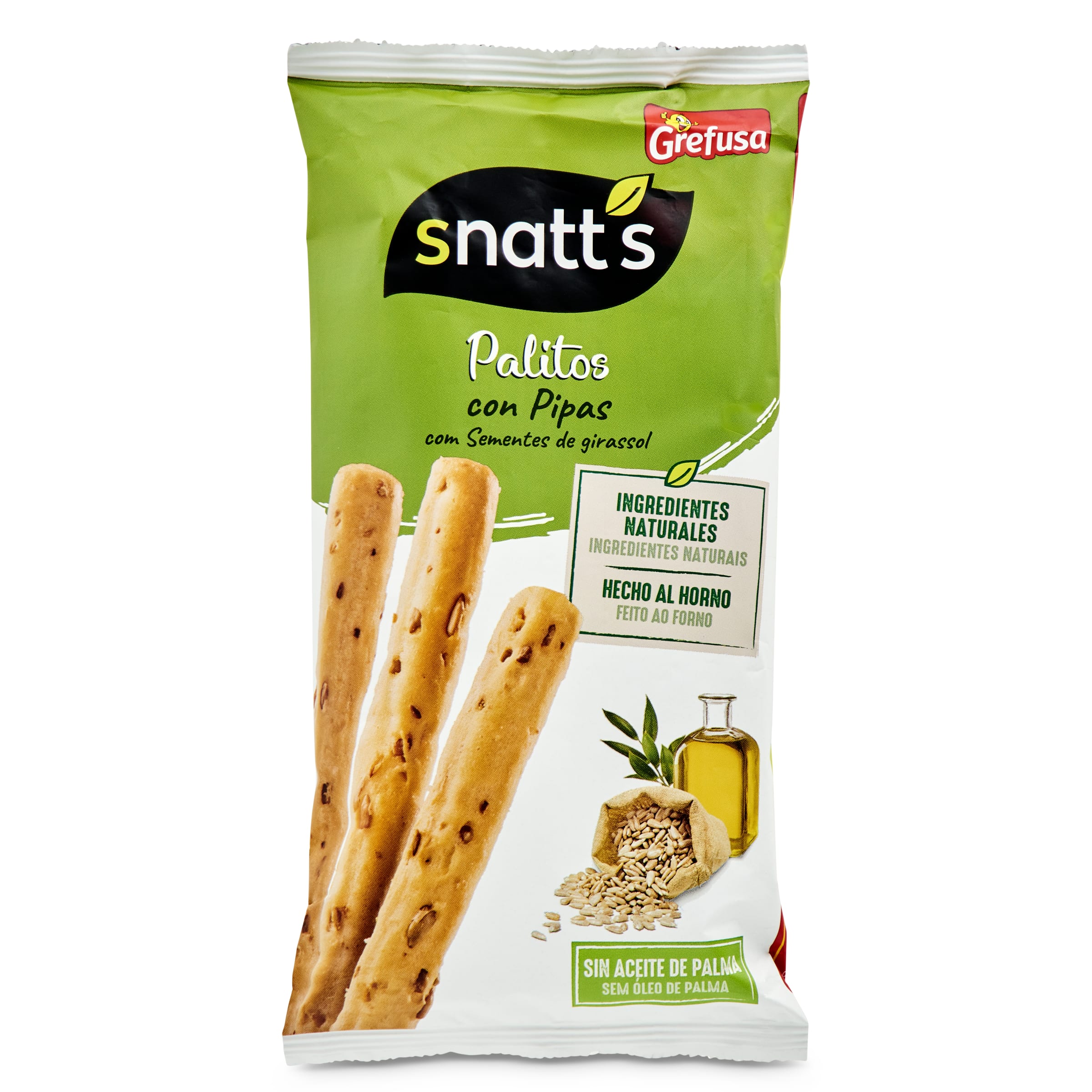 SNATTS palitos trigo con pipas paquete 62 grs