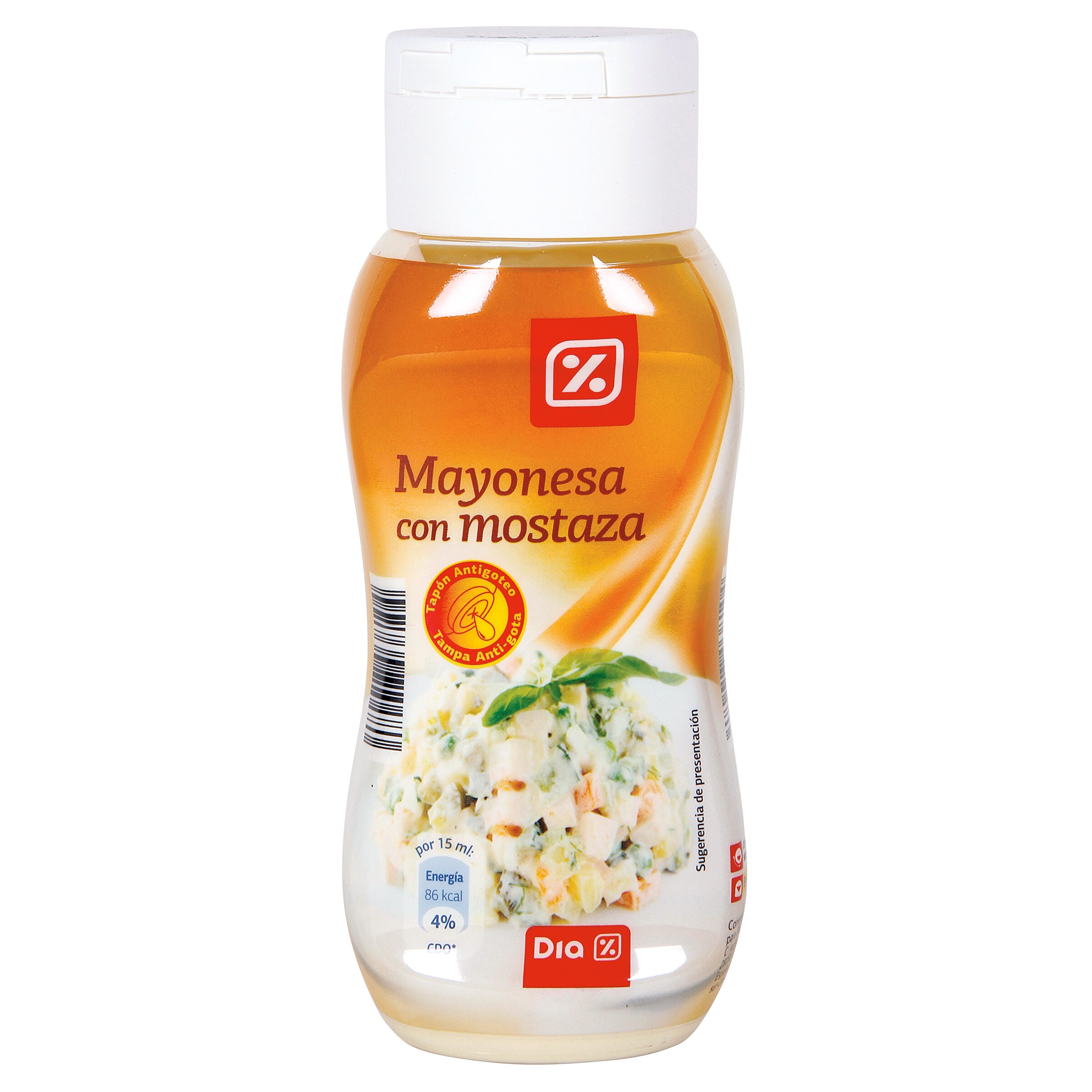 DIA mayonesa con mostaza bote 300 ml
