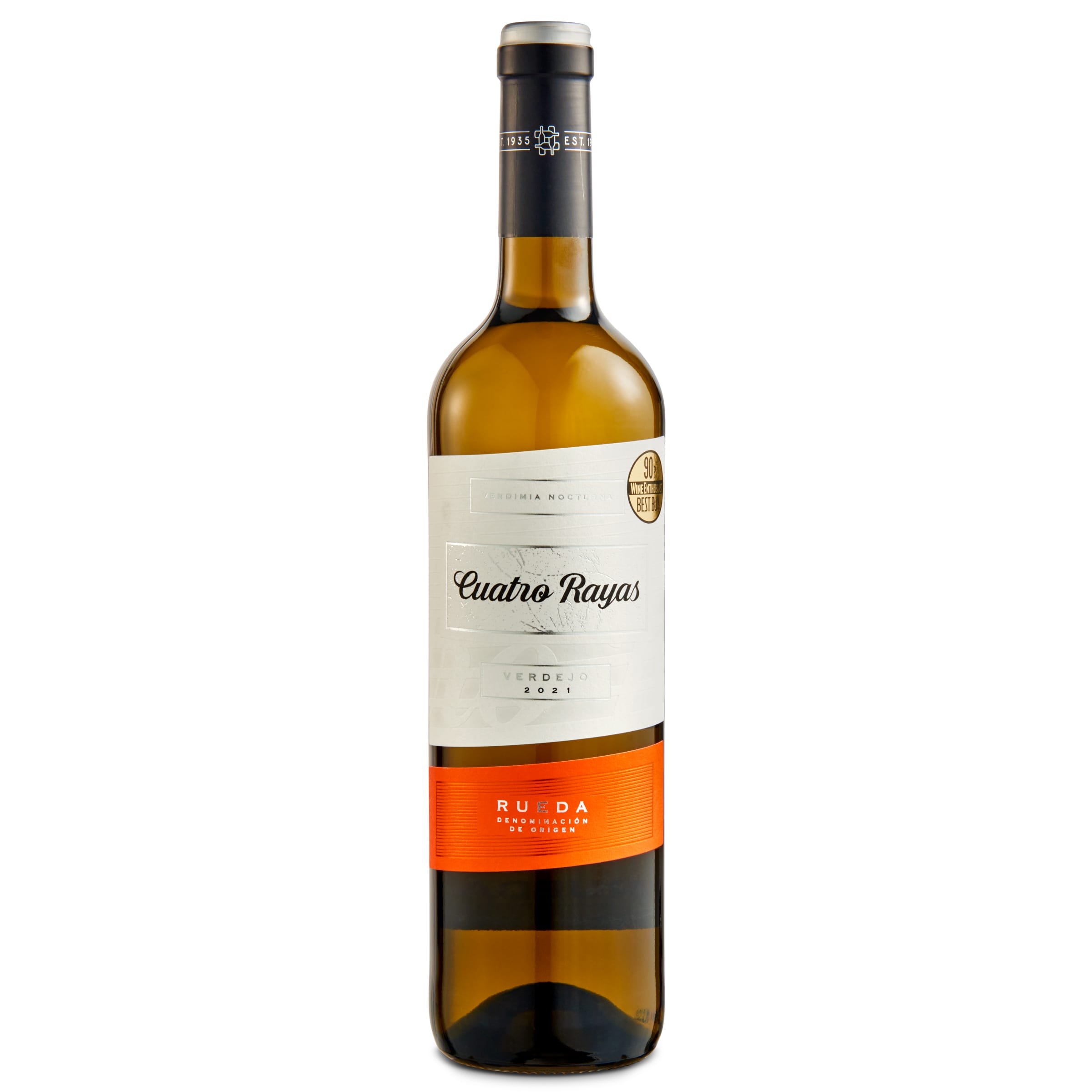 CUATRO RAYAS vino blanco verdejo DO Rueda botella 75 cl