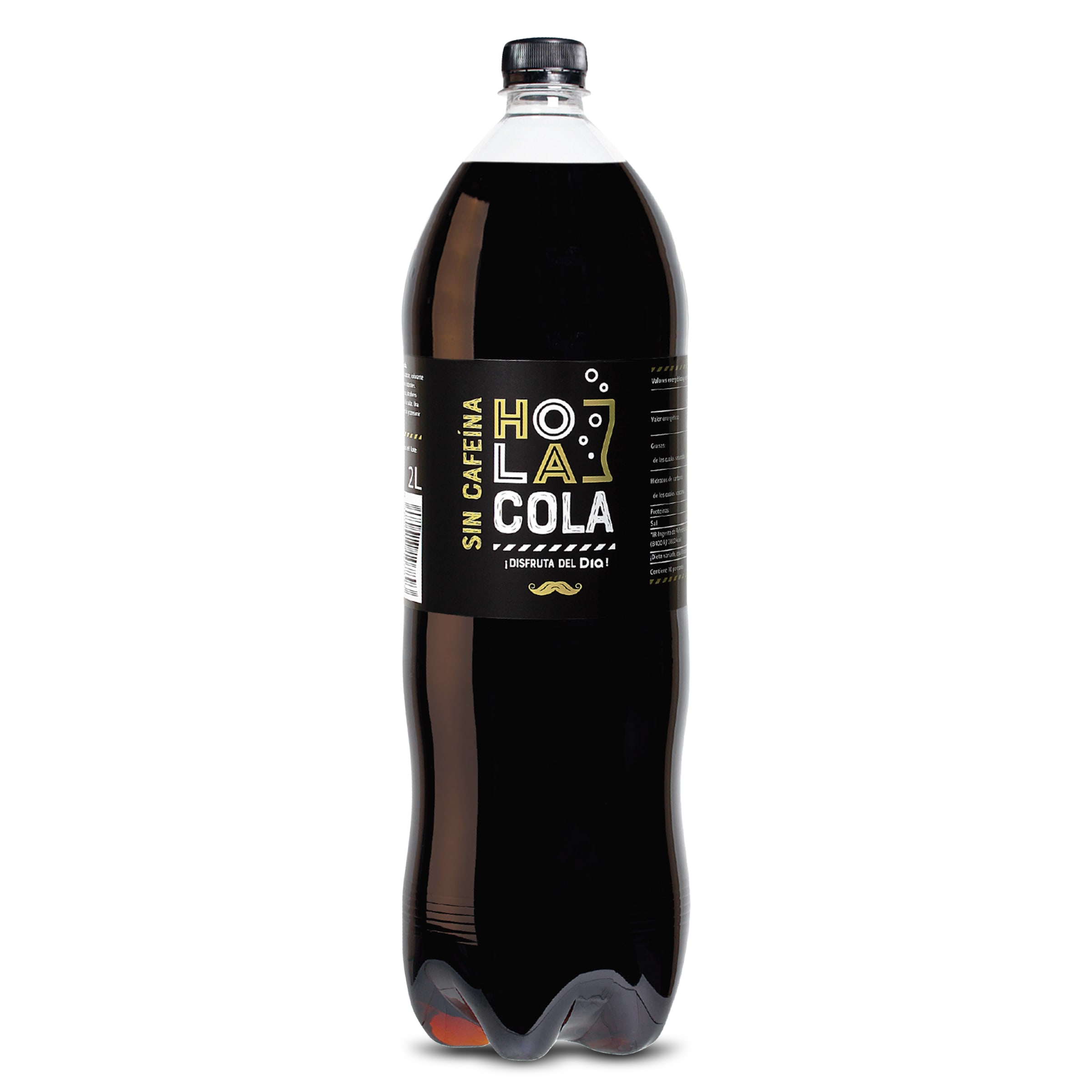 DIA HOLA COLA refresco de cola sin cafeína botella 2 lt