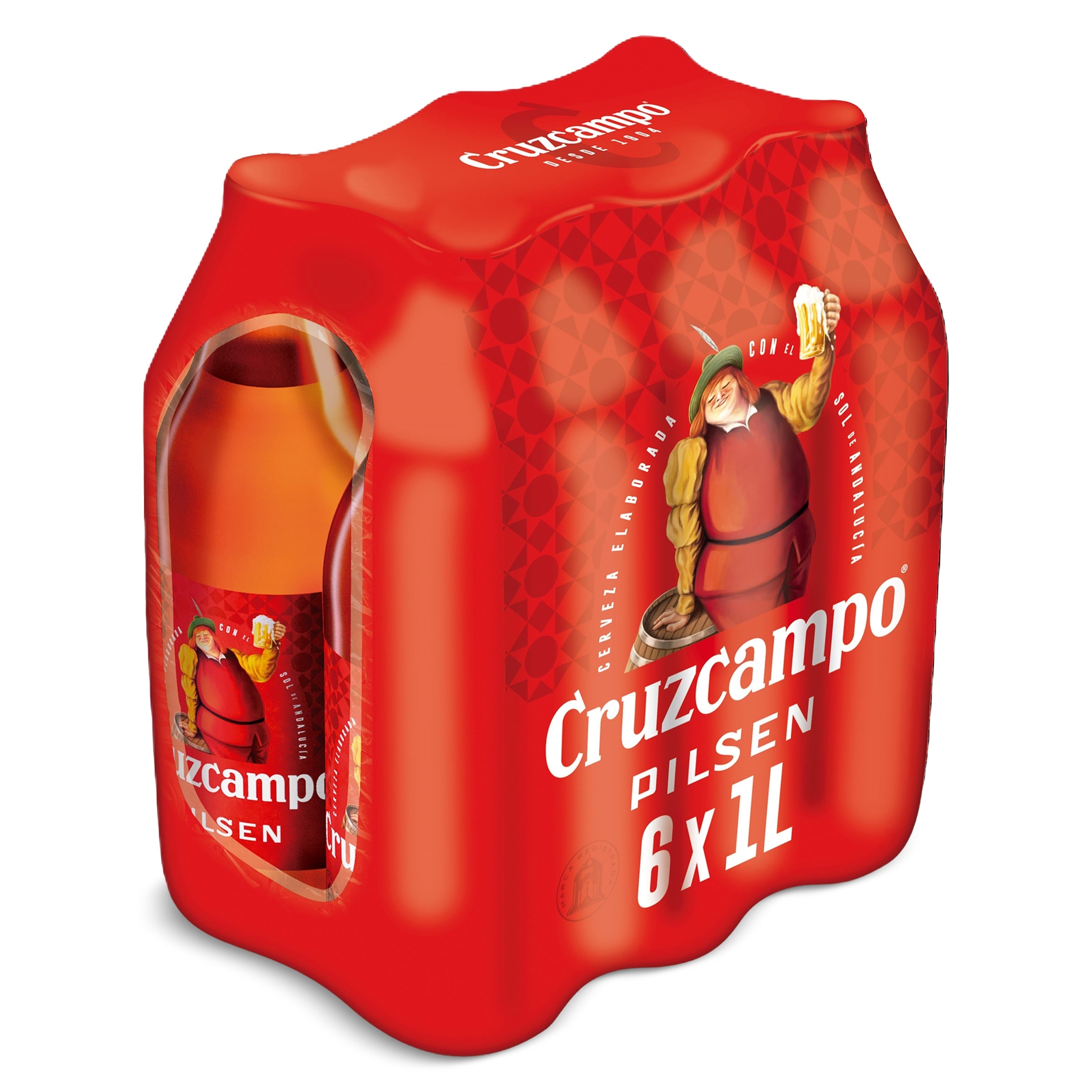 Cerveza Cruzcampo pack 6 x 1 L