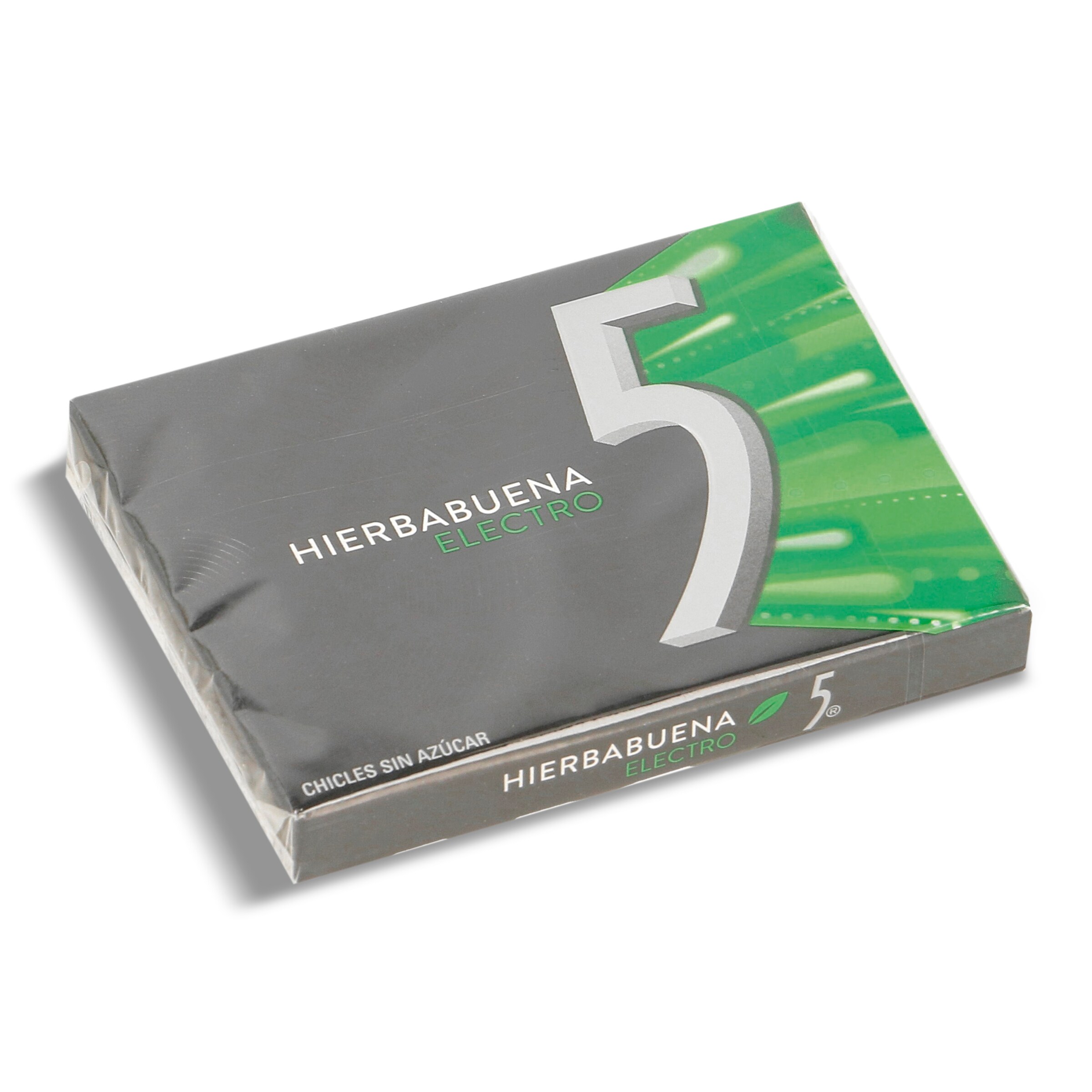 FIVE chicle electro sabor hierbabuena paquete 31 gr