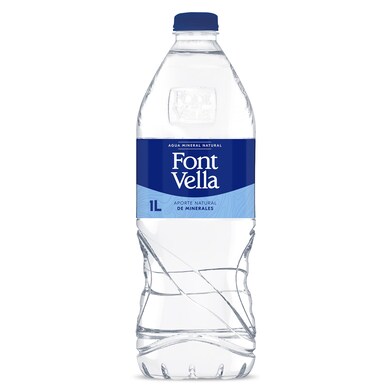 Agua mineral natural Font Vella botella 1 l-0