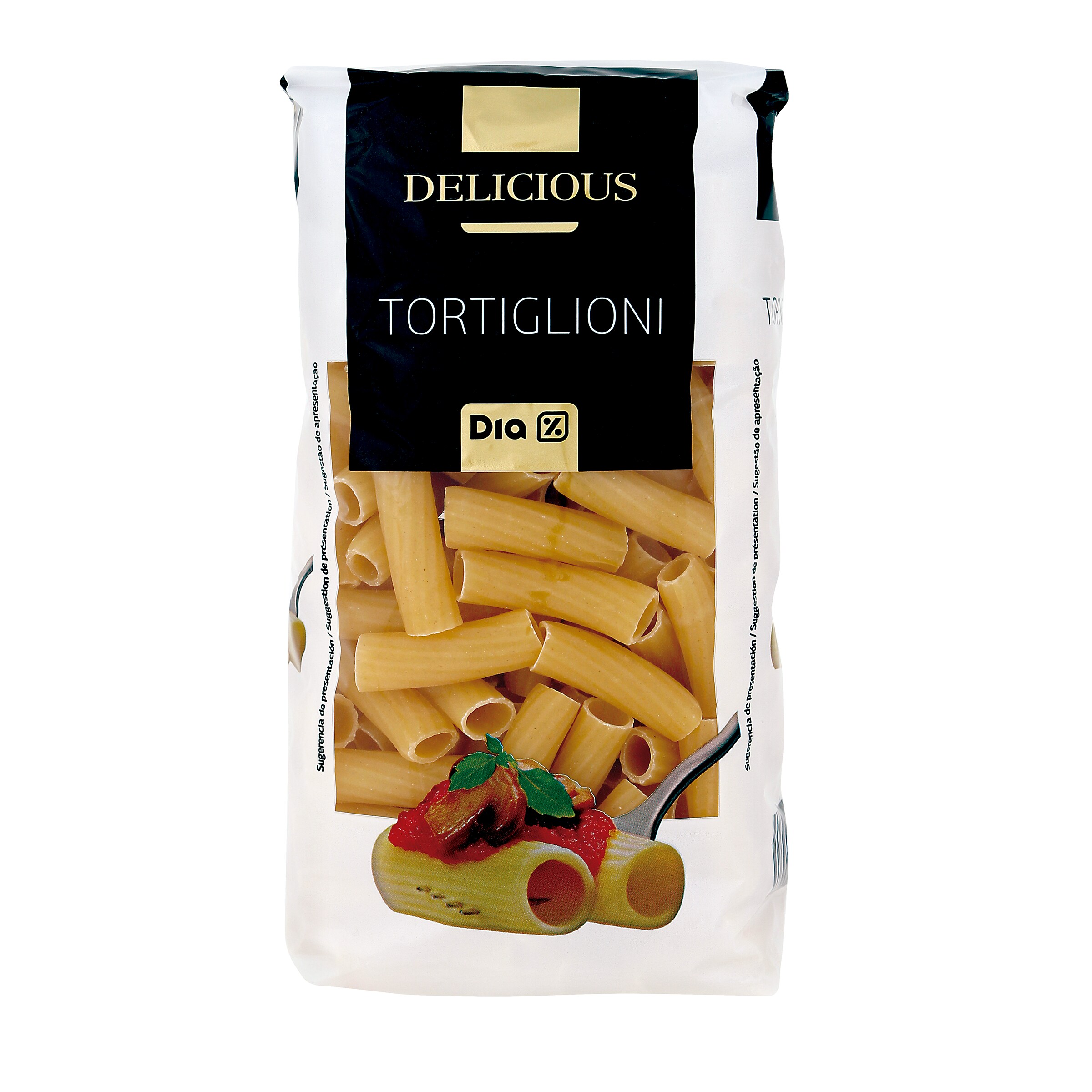 DIA DELICIOUS pasta tortiglioni paquete 500 gr