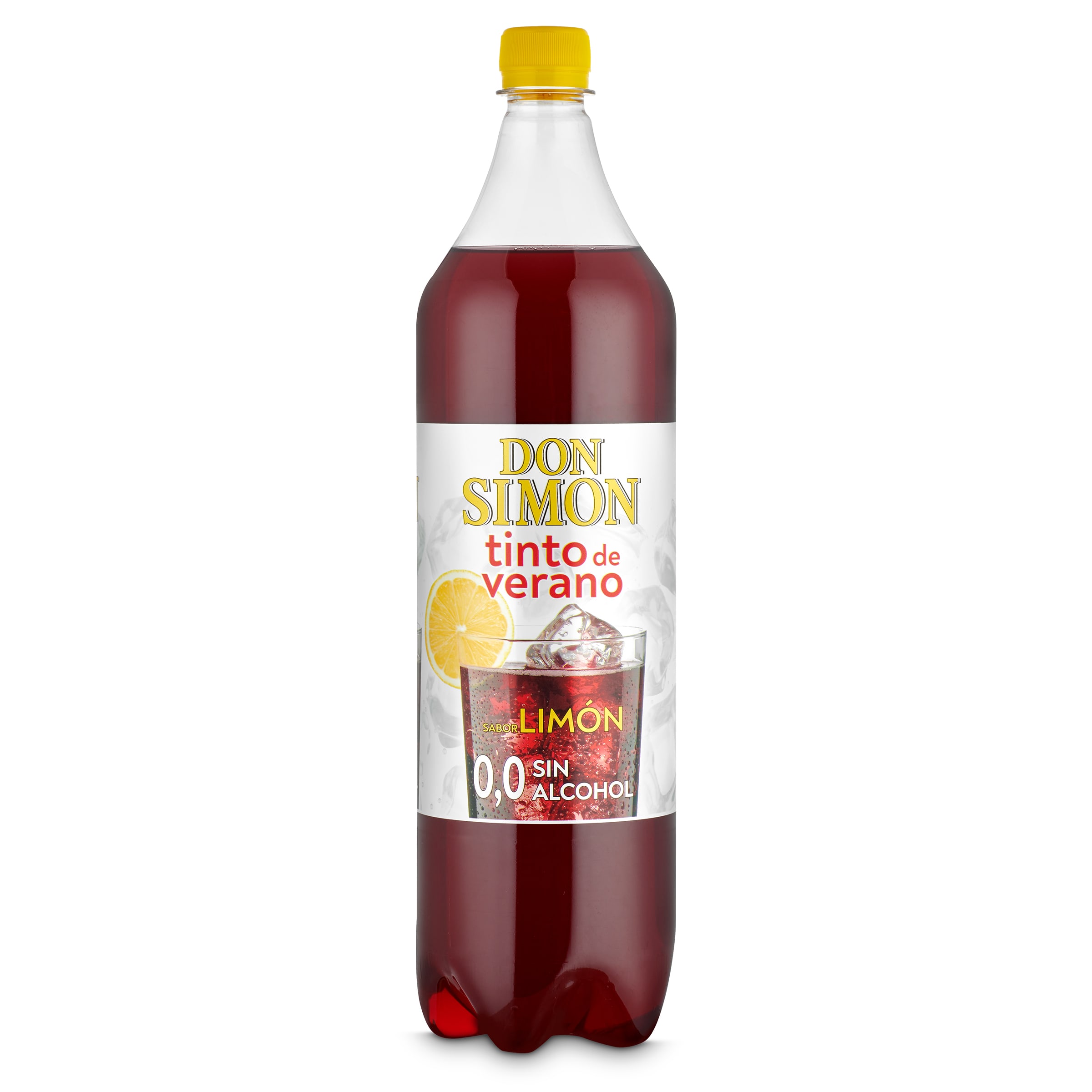 DON SIMON tinto de verano limón sin alcohol botella 1.5 lt