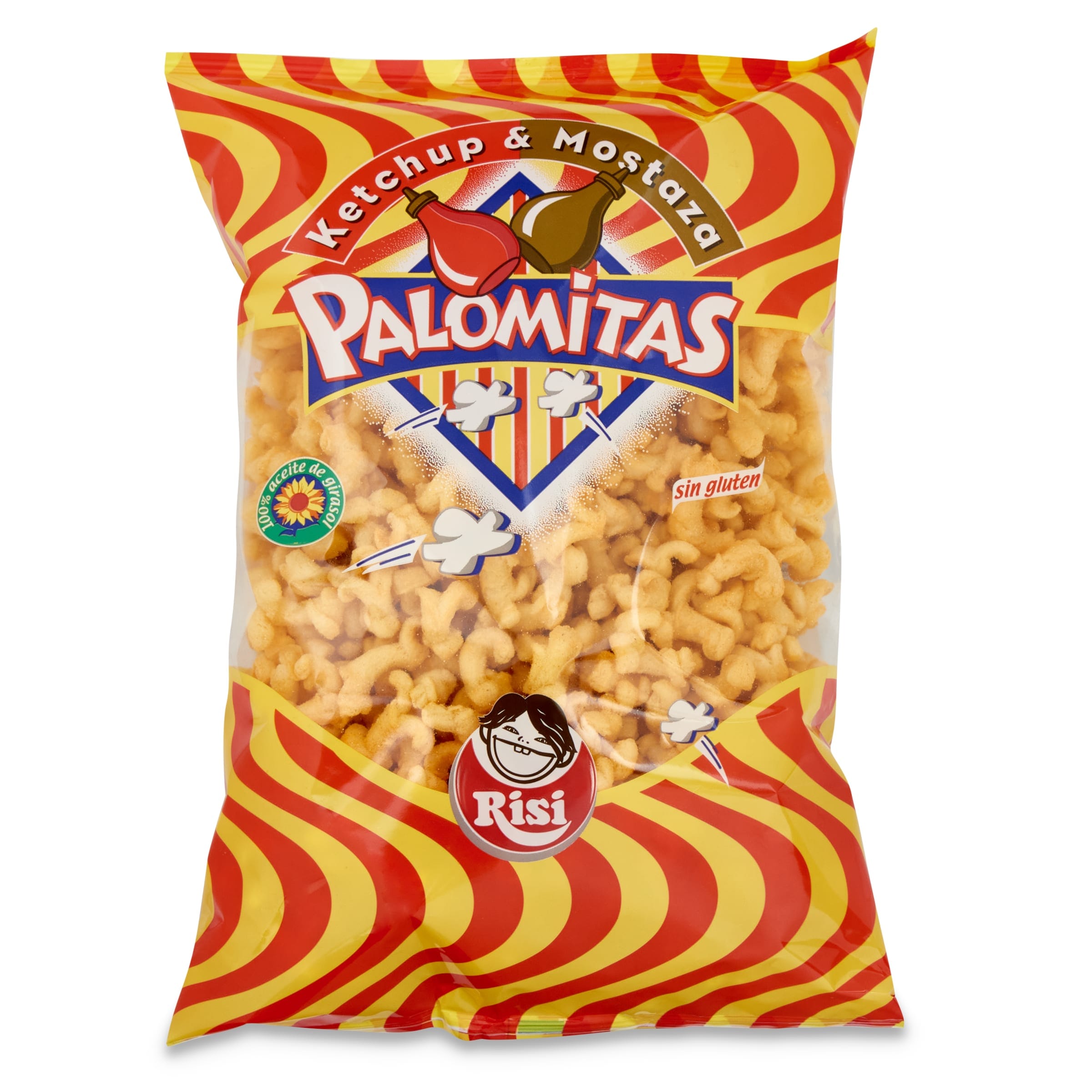 RISI palomitas sabor ketchup y mostaza bolsa 90 gr