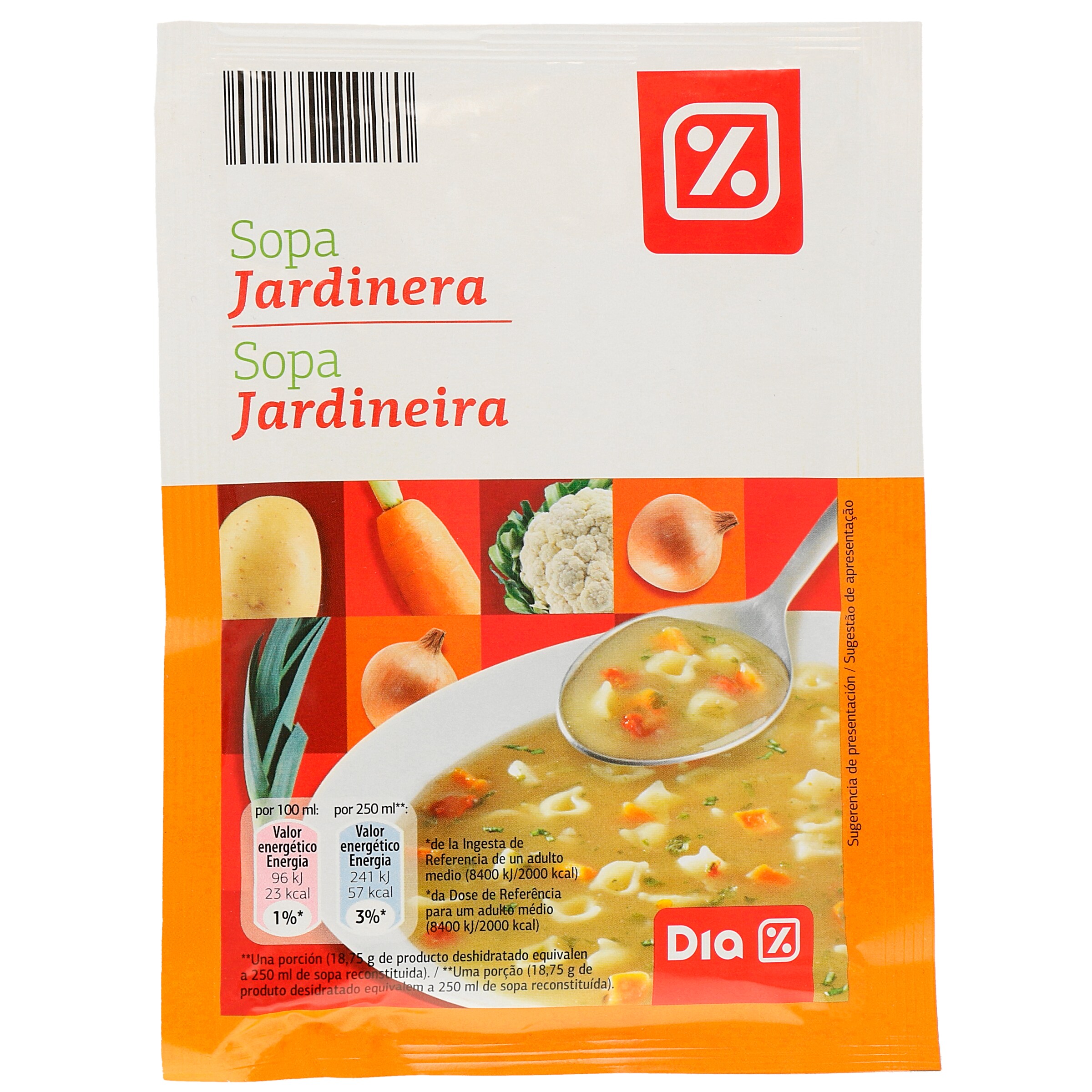 DIA sopa jardinera sobre 85 grs