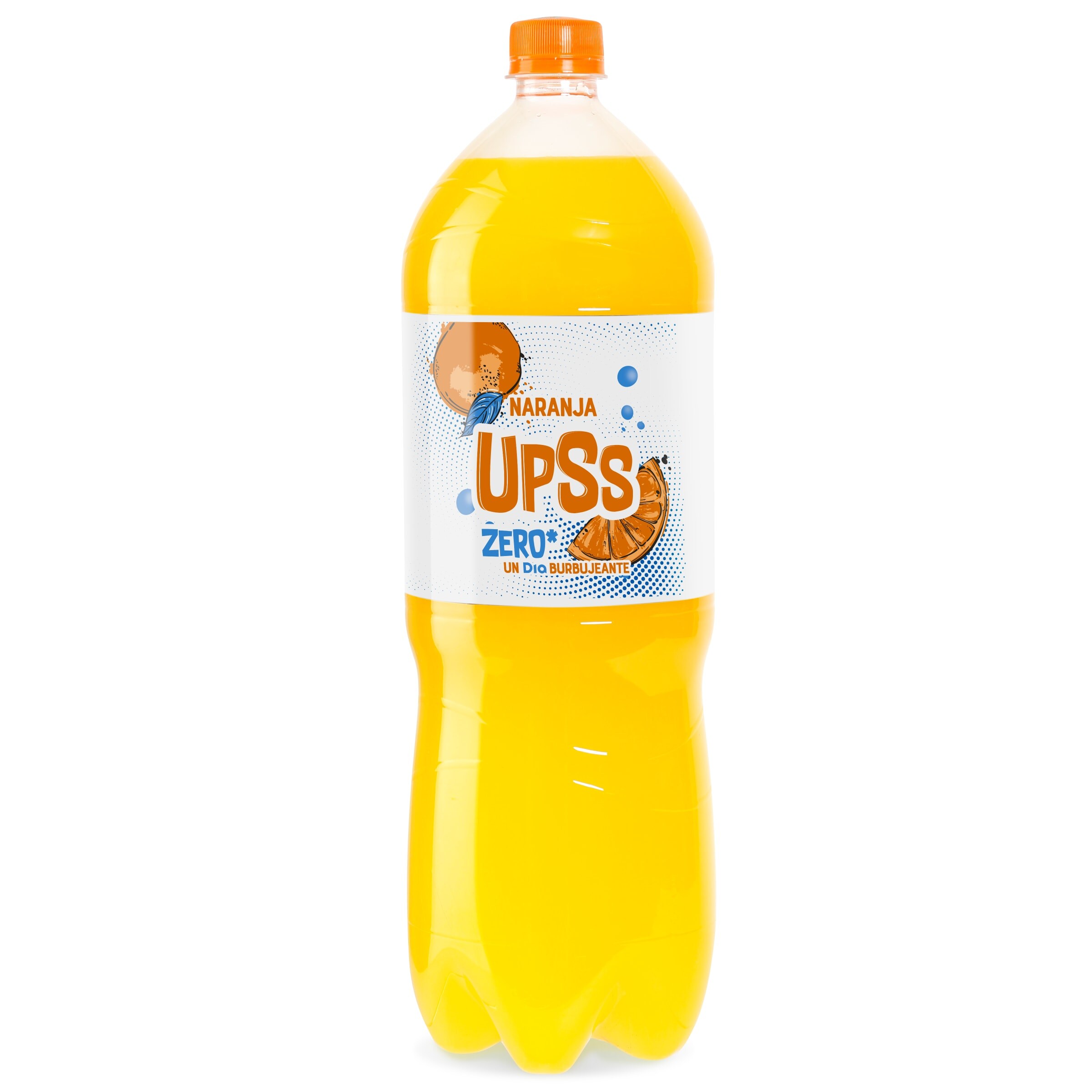 DIA UPSS refresco de naranja zero botella 2 lt