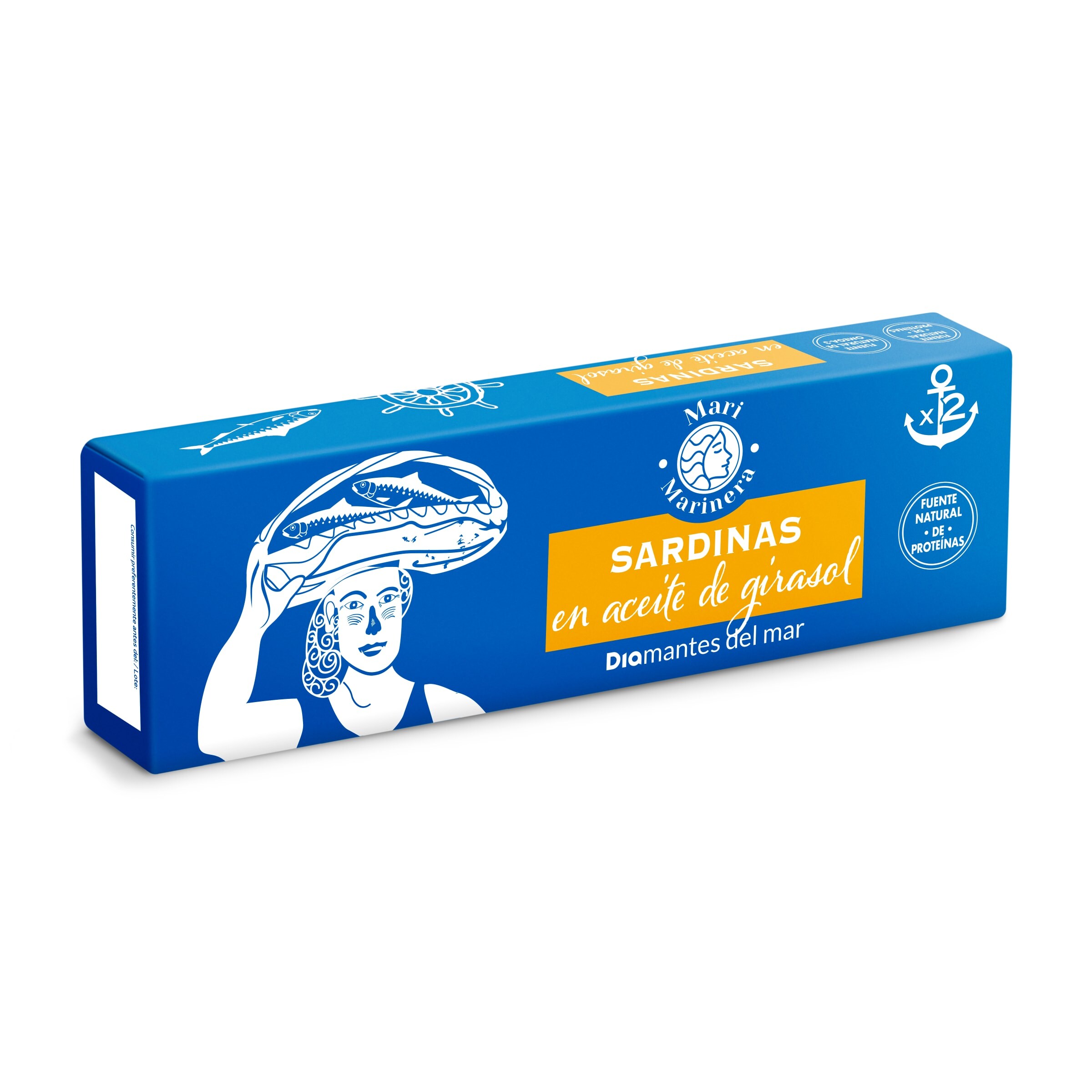 DIA MARI MARINERA sardinas en aceite de girasol pack 2 latas 82 gr