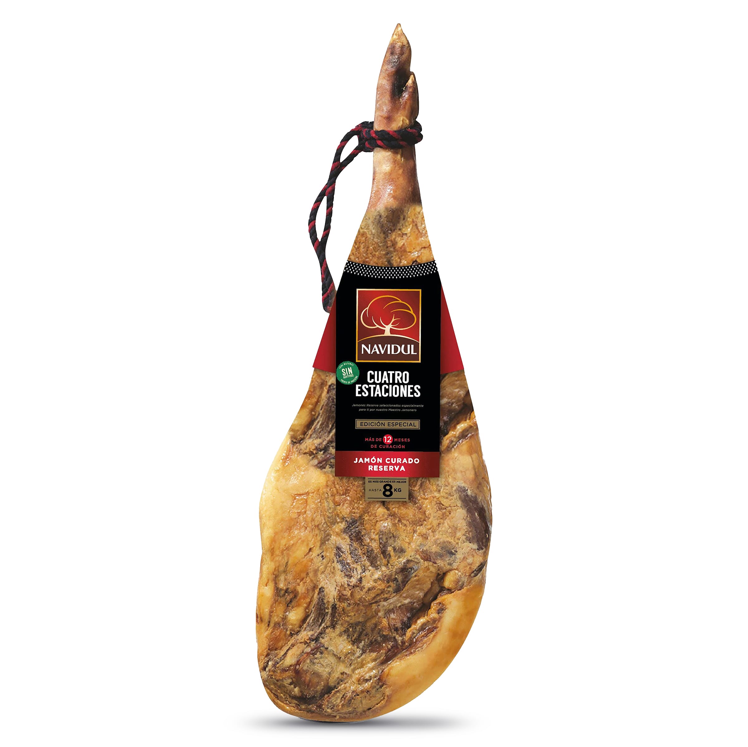 NAVIDUL jamón reserva cuatro estaciones pieza (peso aprox. 7 Kg)