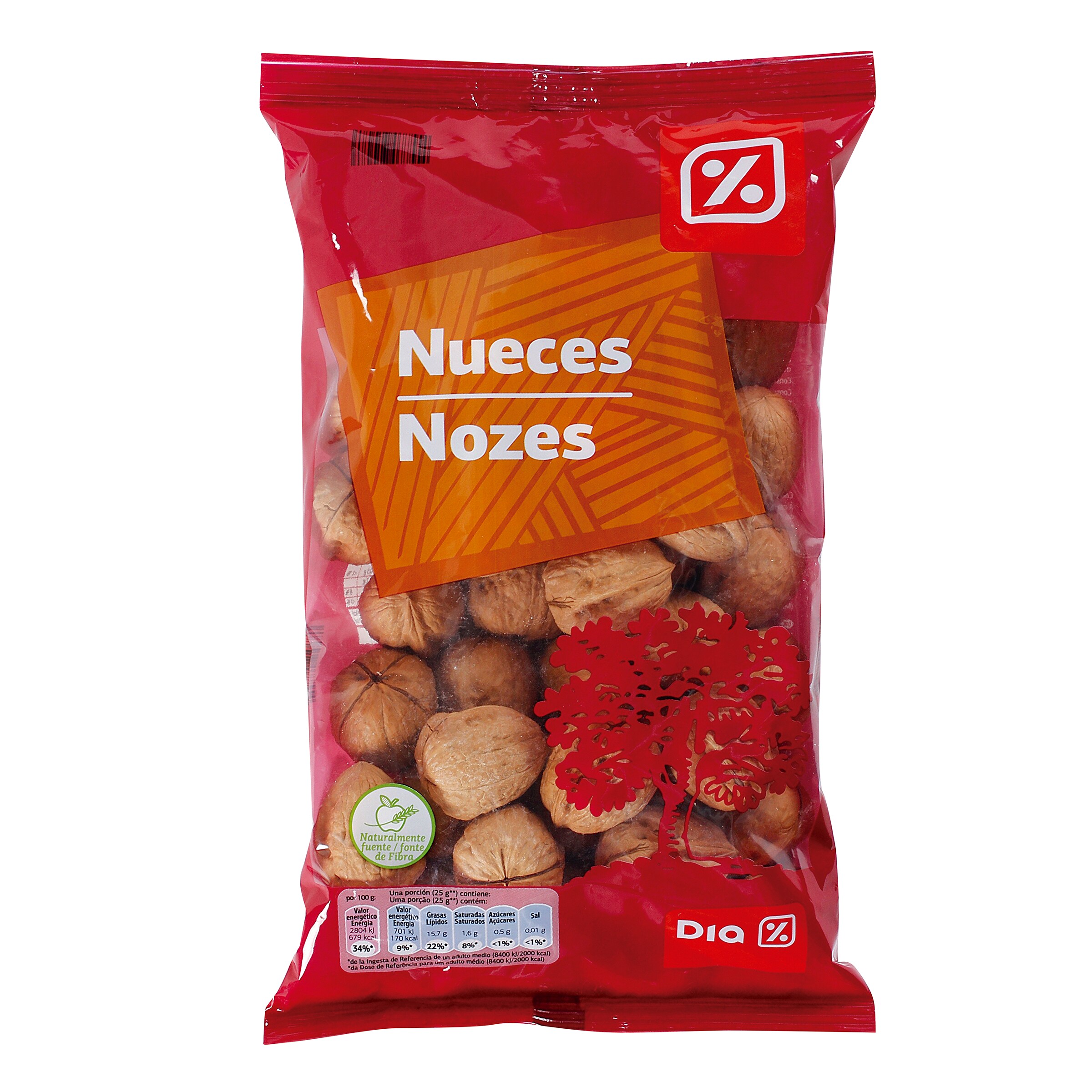 DIA nueces california bolsa 650 gr