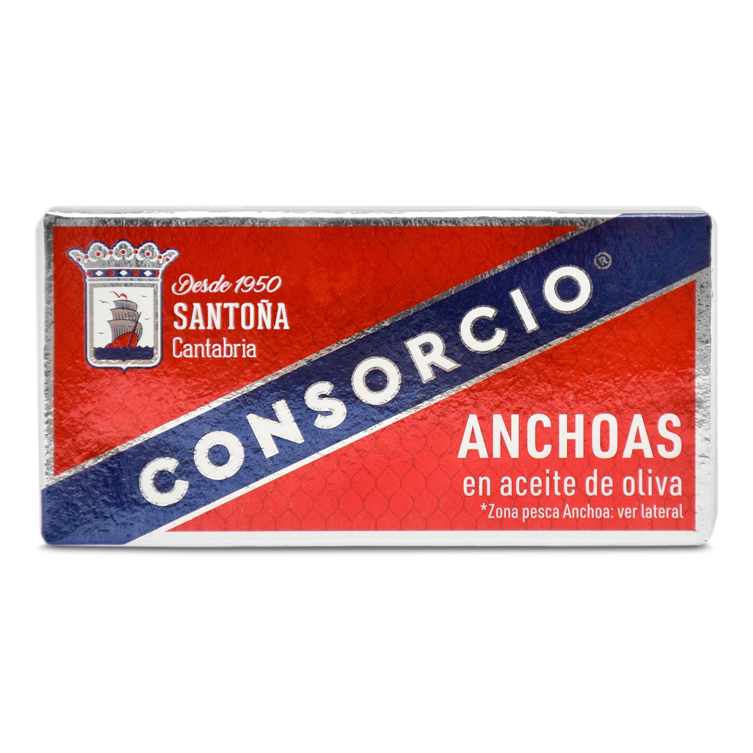CONSORCIO filetes de anchoa en aceite de oliva lata 23 gr