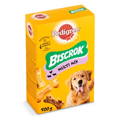 Snack para perros Pedigree Biscrok caja 500 g-0