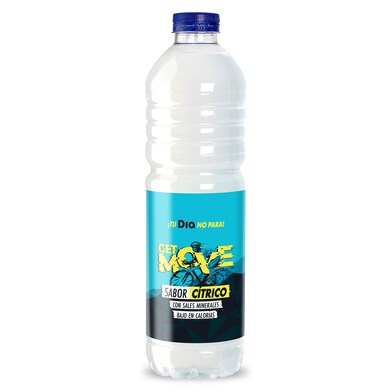 Bebida refrescante aromatizada cítrico Get move de Dia botella 1.5 l-0 Bebida refrescante aromatizada cítrico Get move de Dia botella 1.5 l-0