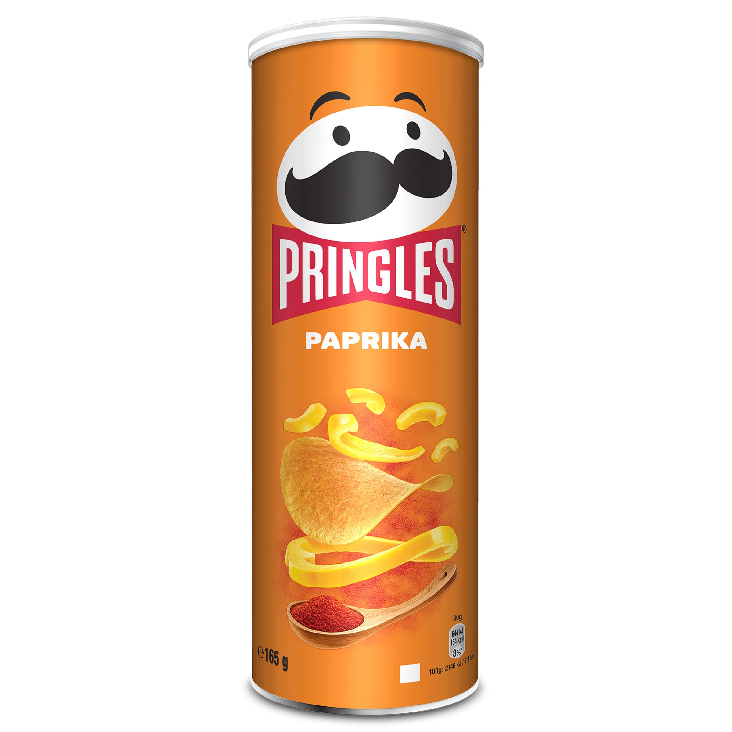 PRINGLES patatas fritas paprika tubo 165 gr