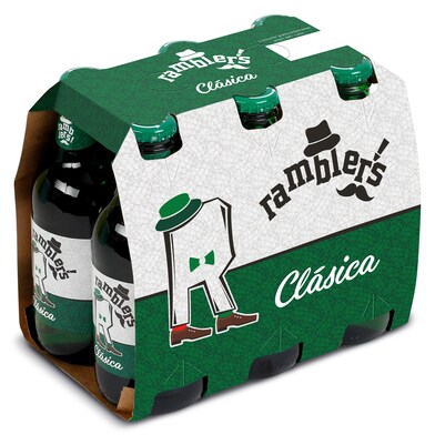 Cerveza lager Ramblers de Dia botella 6 x 25 cl-0