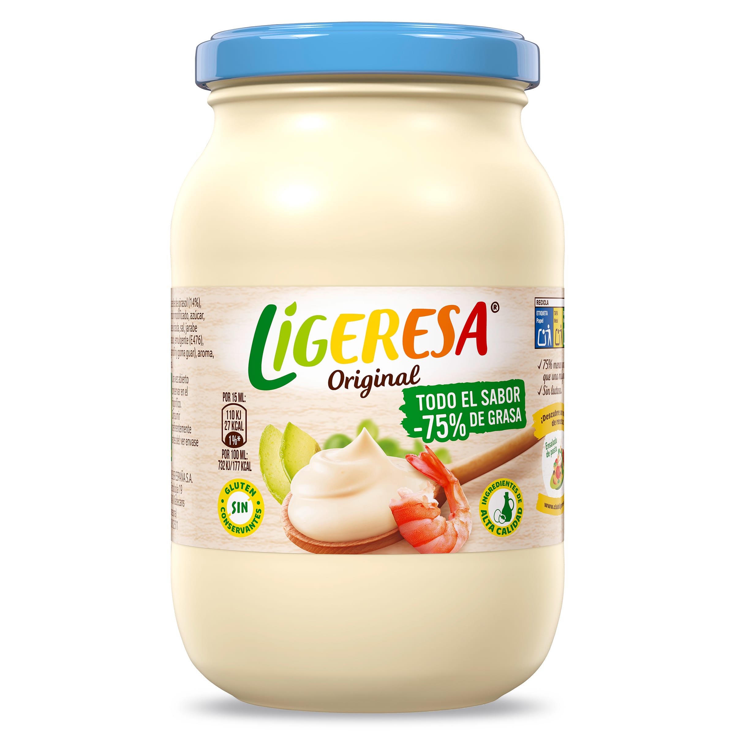 LIGERESA salsa fina original frasco 210 ml