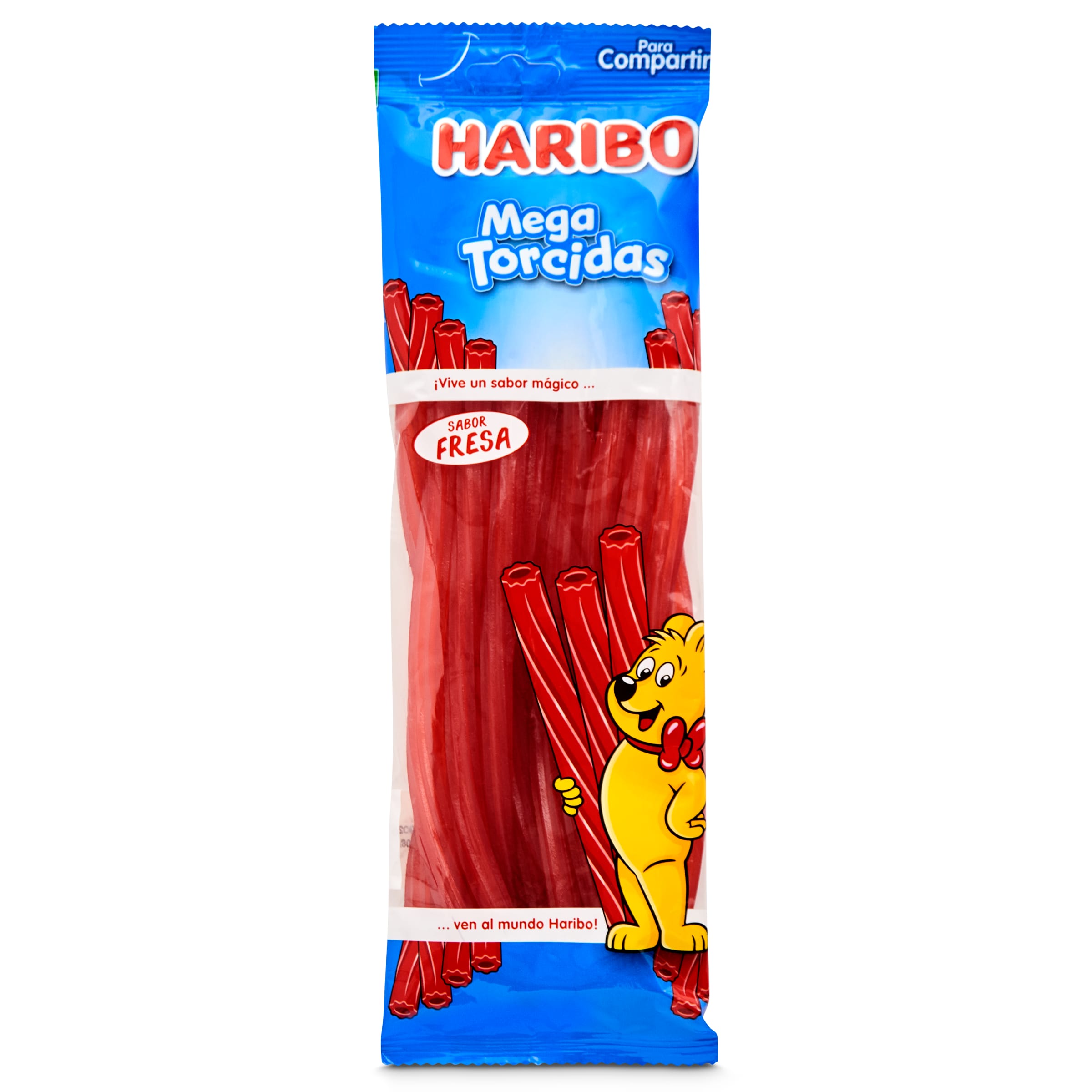 HARIBO caramelos mega torcidas fresa 200 gr