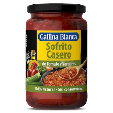 Sofrito de tomate y verduras Gallina Blanca 325 g-0 Sofrito de tomate y verduras Gallina Blanca 325 g-0