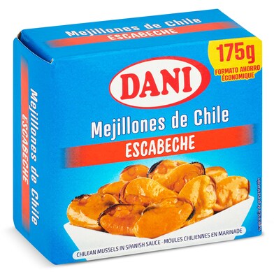 Mejillones en escabeche Dani lata 97 g-0 Mejillones en escabeche Dani lata 97 g-0