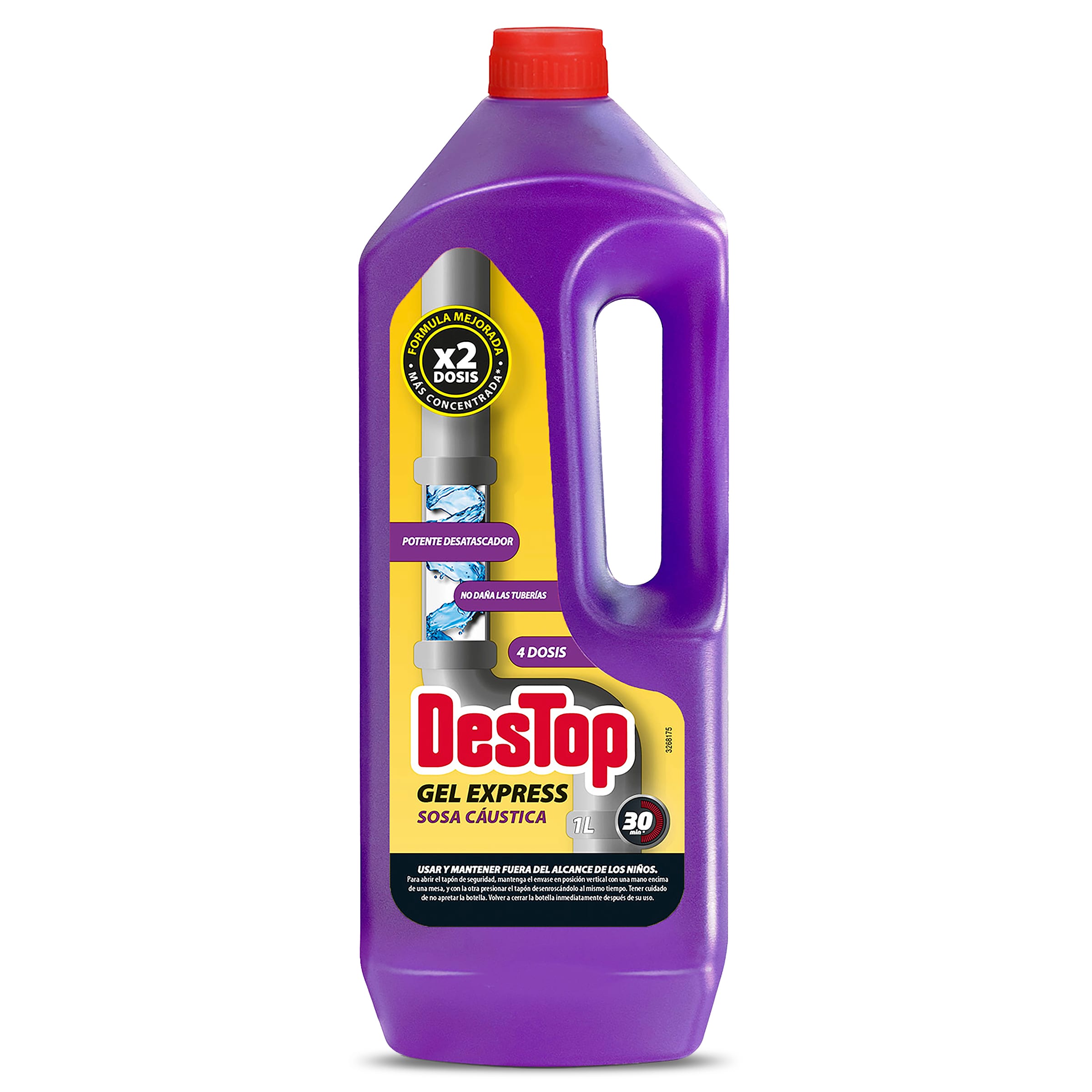 DESTOP gel desatascador botella 1 lt
