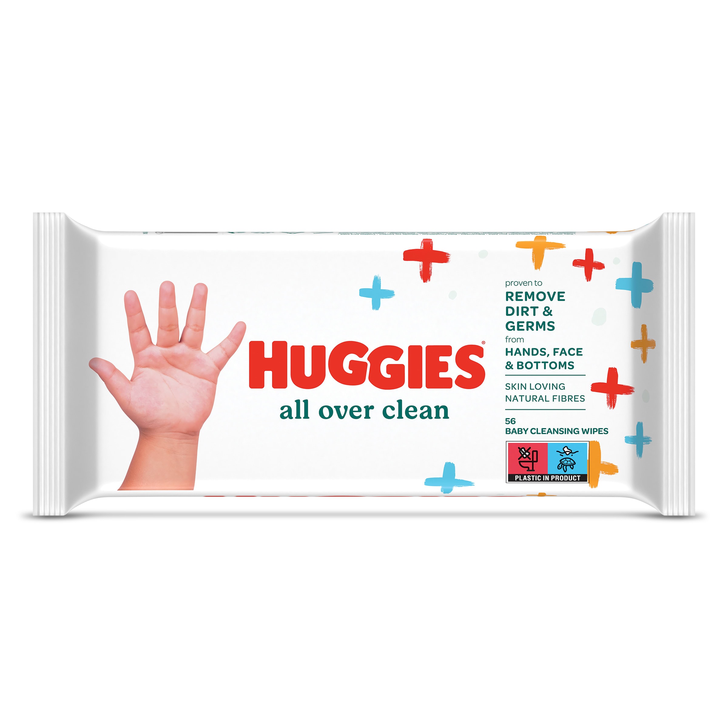 Toallitas para bebés all over clean Huggies bolsa 56 unidades