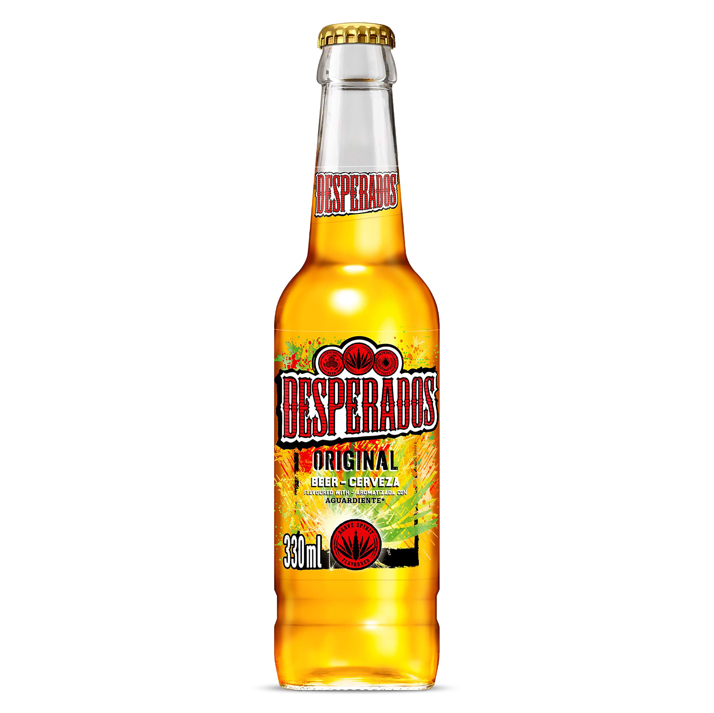 DESPERADOS cerveza con tequila botella 33 cl