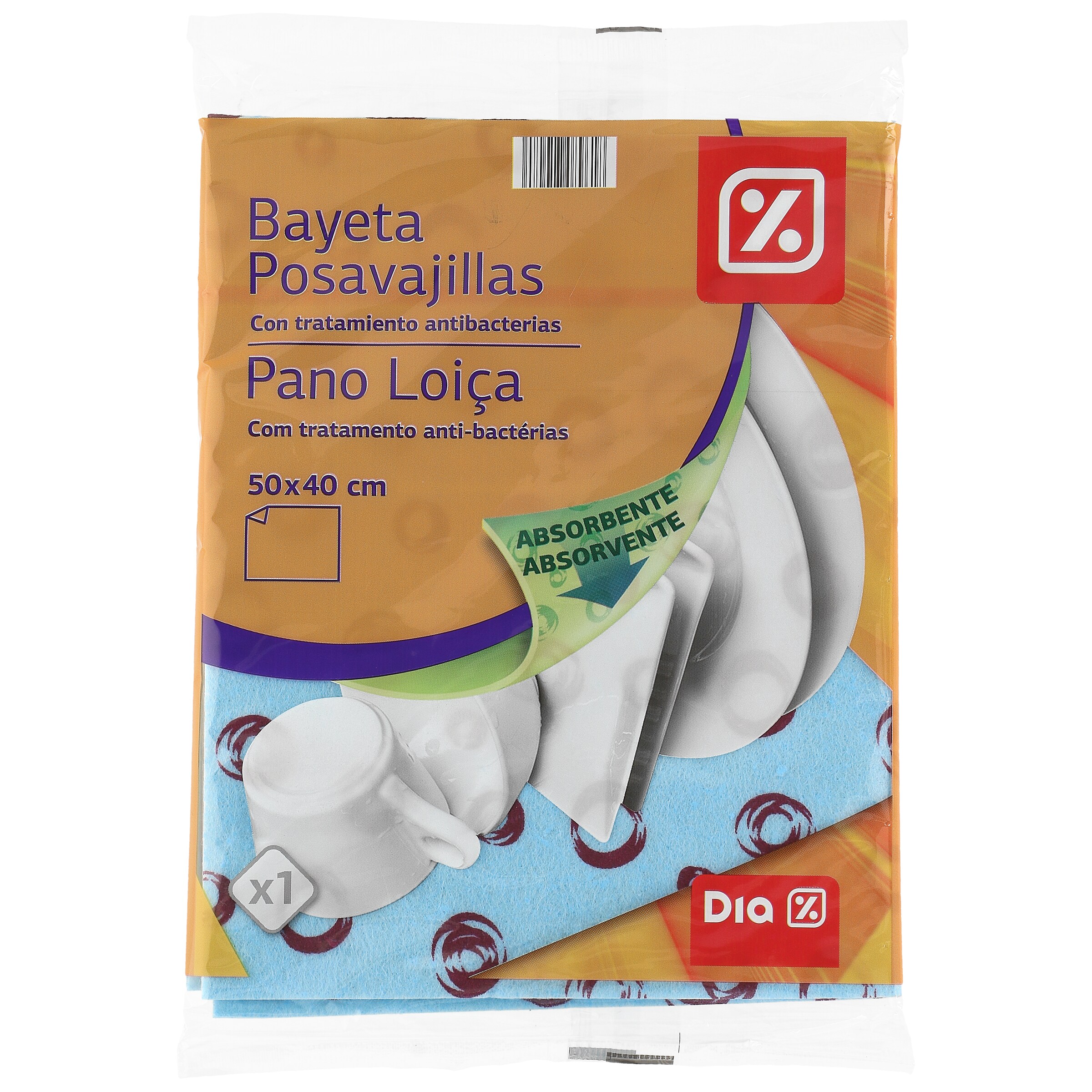 DIA bayeta posavajillas 50x40 cm paquete 1 ud
